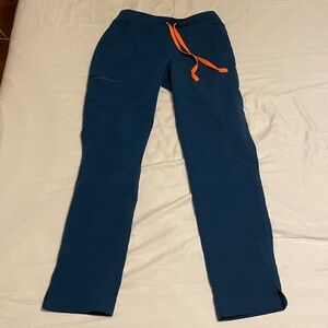 FIGS Womens deep reef yola skinny scrub pants XS regular